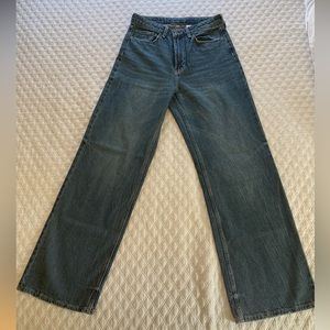 H&M Jeans, US Size 8, Wide, Ultra High Waist